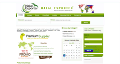 Desktop Screenshot of halalexporter.com