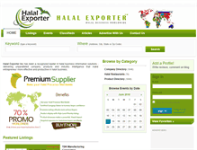 Tablet Screenshot of halalexporter.com